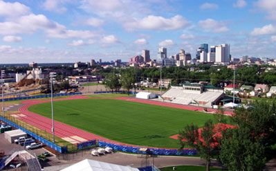 Sân vận động Clarke Stadium – sân nhà của FC Edmonton
