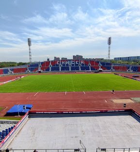 Sân vận động Central Stadium Krasnoyarsk – sân nhà của Yenisey-2 Krasnoyarsk