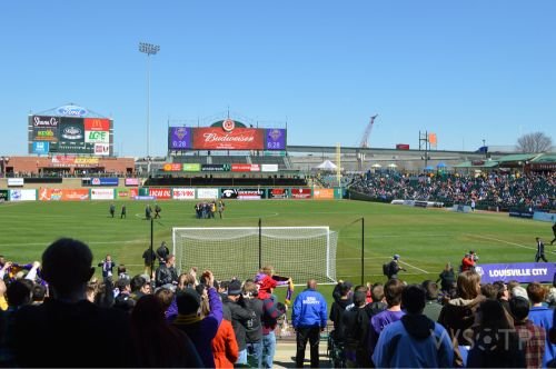 Sân vận động Louisville Slugger Field – sân nhà của Louisville City
