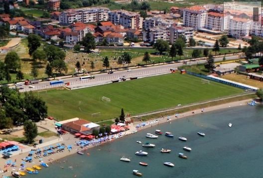 Sân vận động Gradska Plazha Stadium – sân nhà của FC Struga