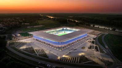 Sân vận động Gradski Vrt – sân nhà của NK Osijek